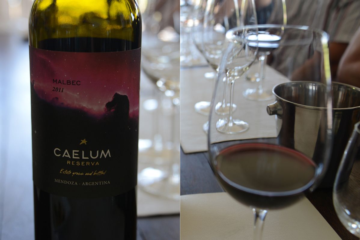 08-10 Our Third Wines Tasting Was Delicious Malbec At Caellum Winery On Our Lujan de Cuyo Wine Tour Near Mendoza